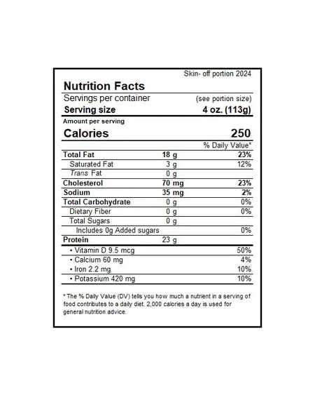 Lõhefilee, B trim,  Fääri saared, jahutatud ca 1,8 kg