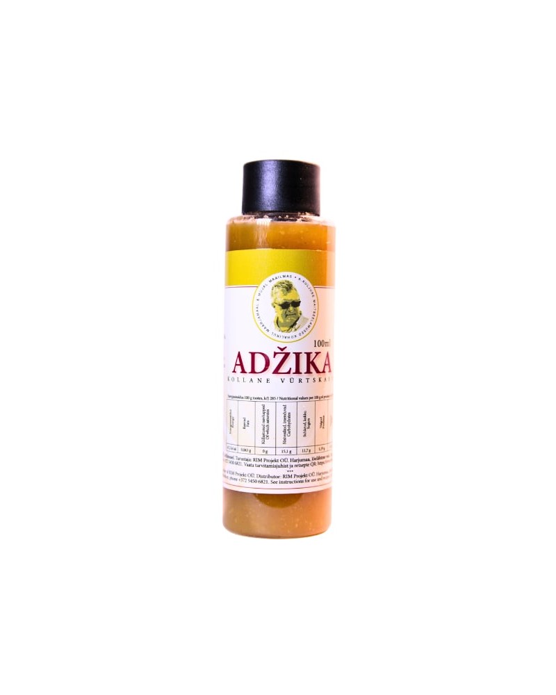 Adžika kollane vürtskaste 100ml Adžika kollane vürtskaste 100ml