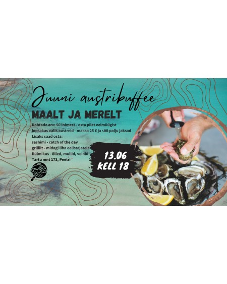 Austribuffee ootab austrisõpru Maalt ja Merelt gurmeepoes.