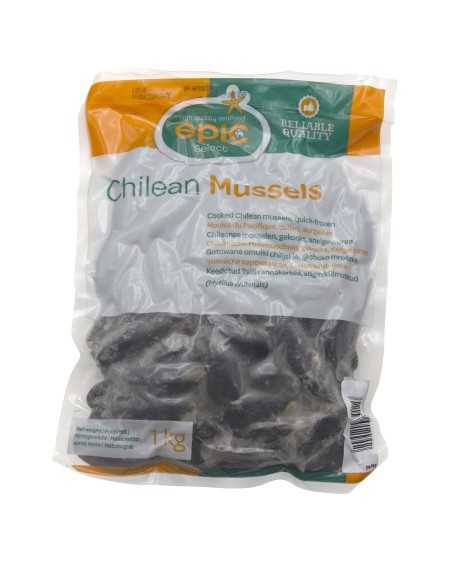 Tšiili rannakarbid, 60-80tk/pakis, 1kg, eelkeedetud, külmutatud