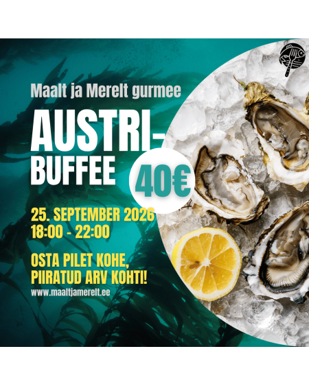 Austribuffee ootab austrisõpru Maalt ja Merelt gurmeepoes.