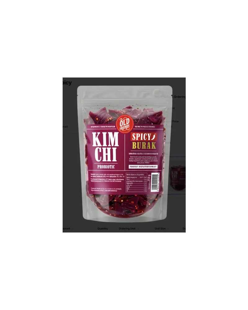 Vürtsikas peedi-kimchi 250 g - vegantoode