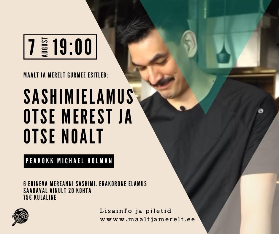 Chef Michael Jiro Holman – 25 aastat kulinaarset kirge ja täiuslikkust!
